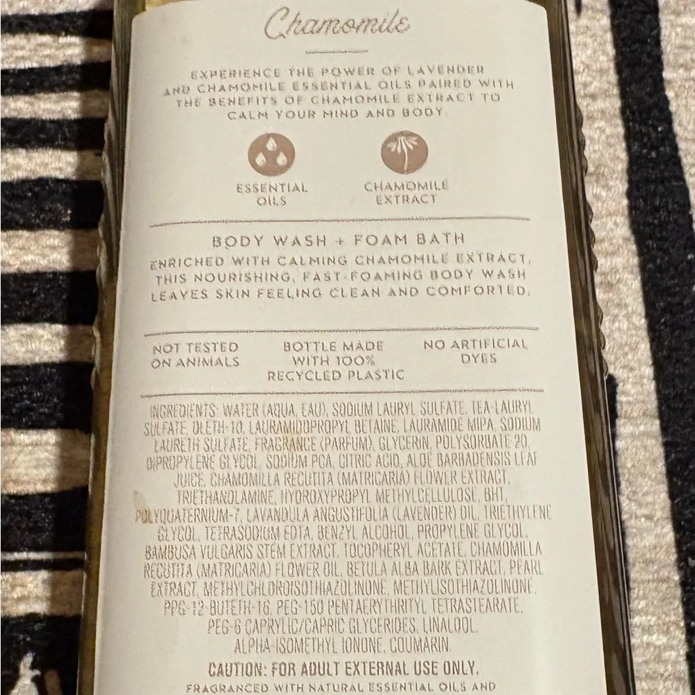 Bath & Body Works Aromatherapy Lavender Chamomile Body Wash